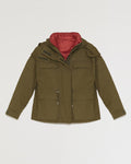 Convertible padded jacket in cotton and nylon