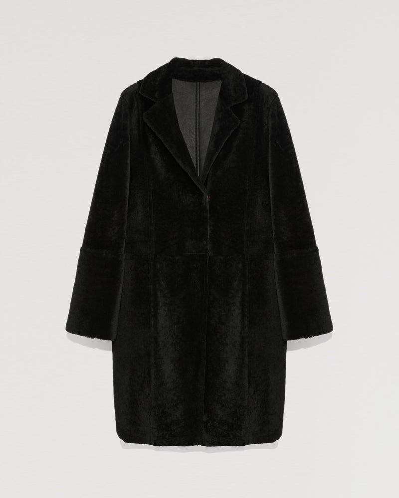 Reversible lacon lambskin coat