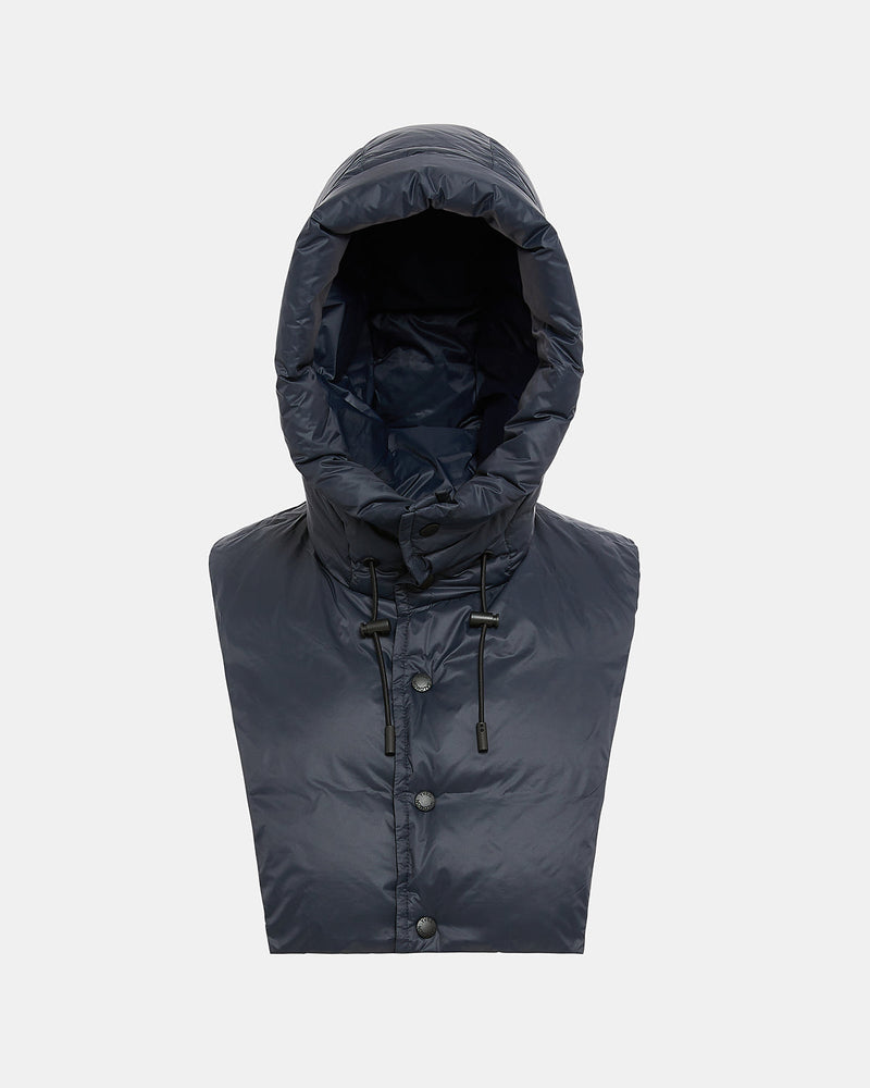 Padded Hood Bib - navy - Yves Salomon