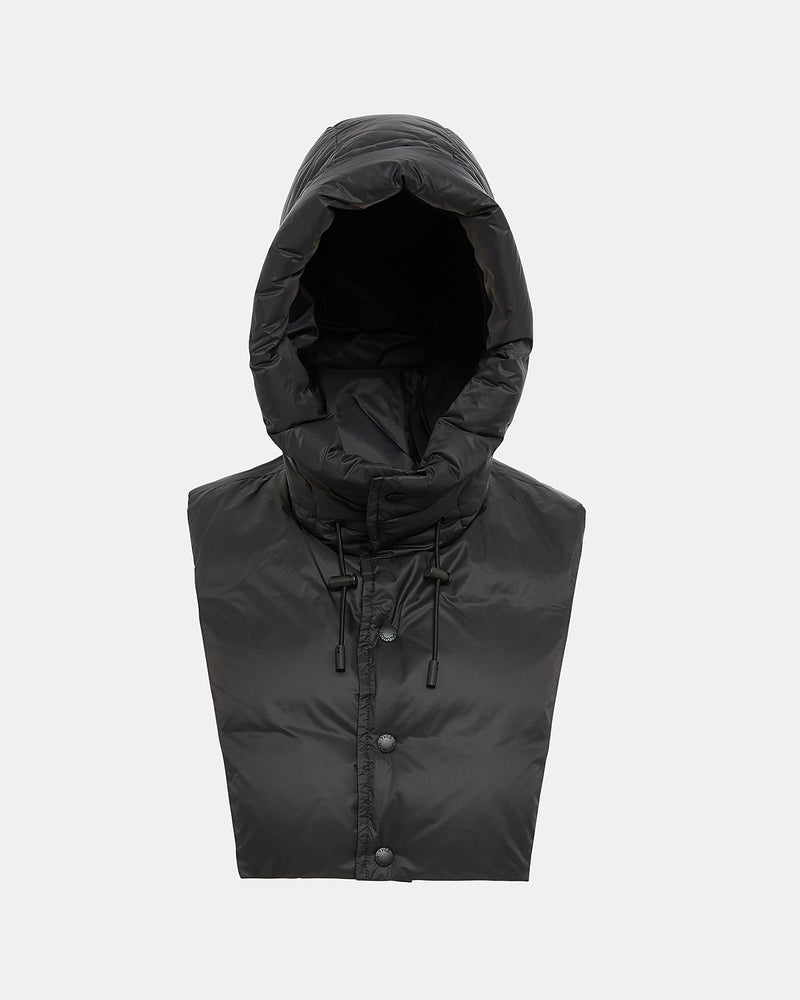 Padded Hood Bib - black - Yves Salomon