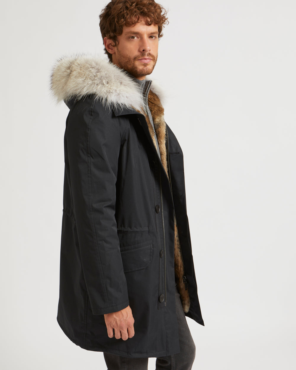 Yves salomon online mens parka