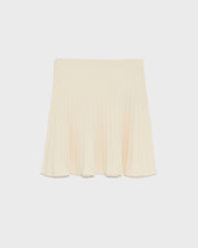 Short pleated skirt