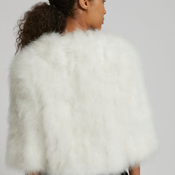 Turkey hot sale feather coat