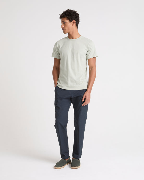 Cotton-blend cargo trousers - navy - Yves Salomon