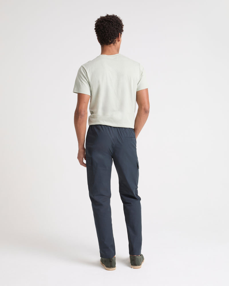 Cotton-blend cargo trousers