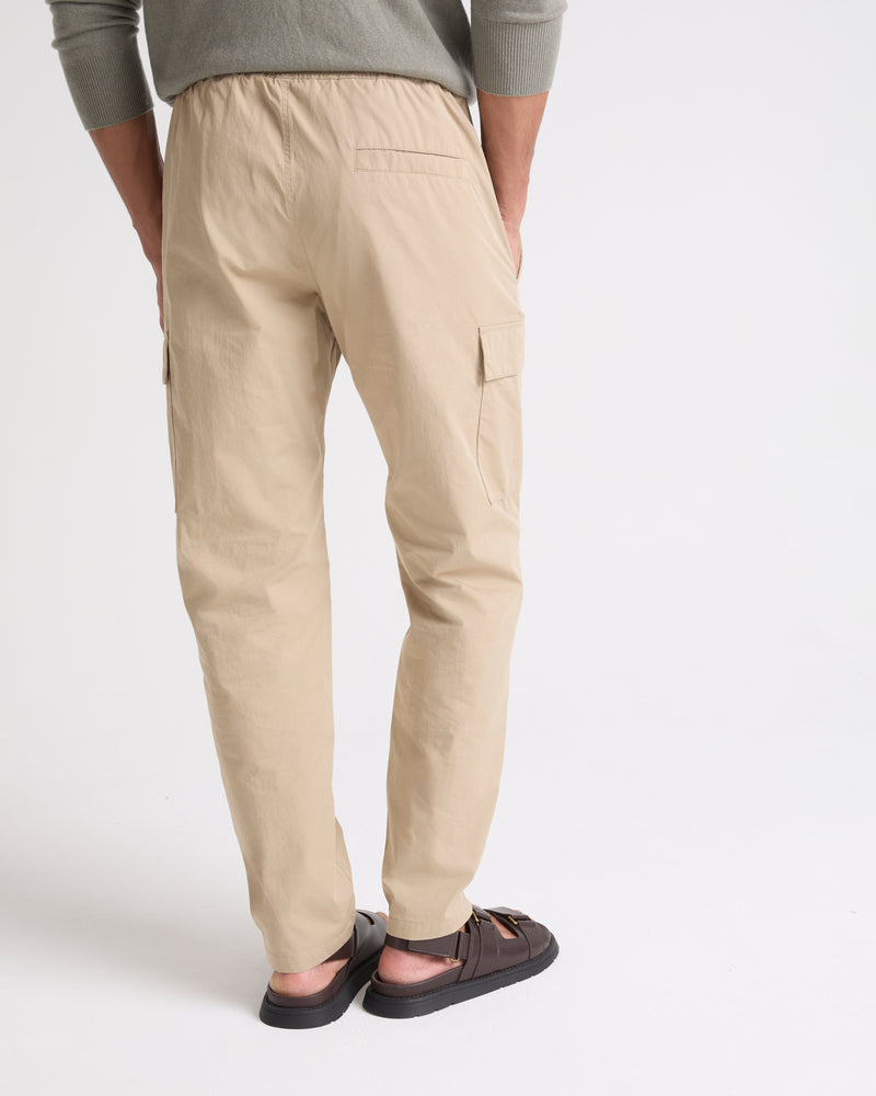 Cotton-blend cargo trousers