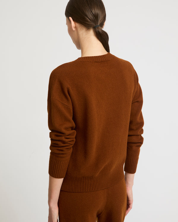 Merino knit jumper-Yves Salomon-Winter sale & boxing day