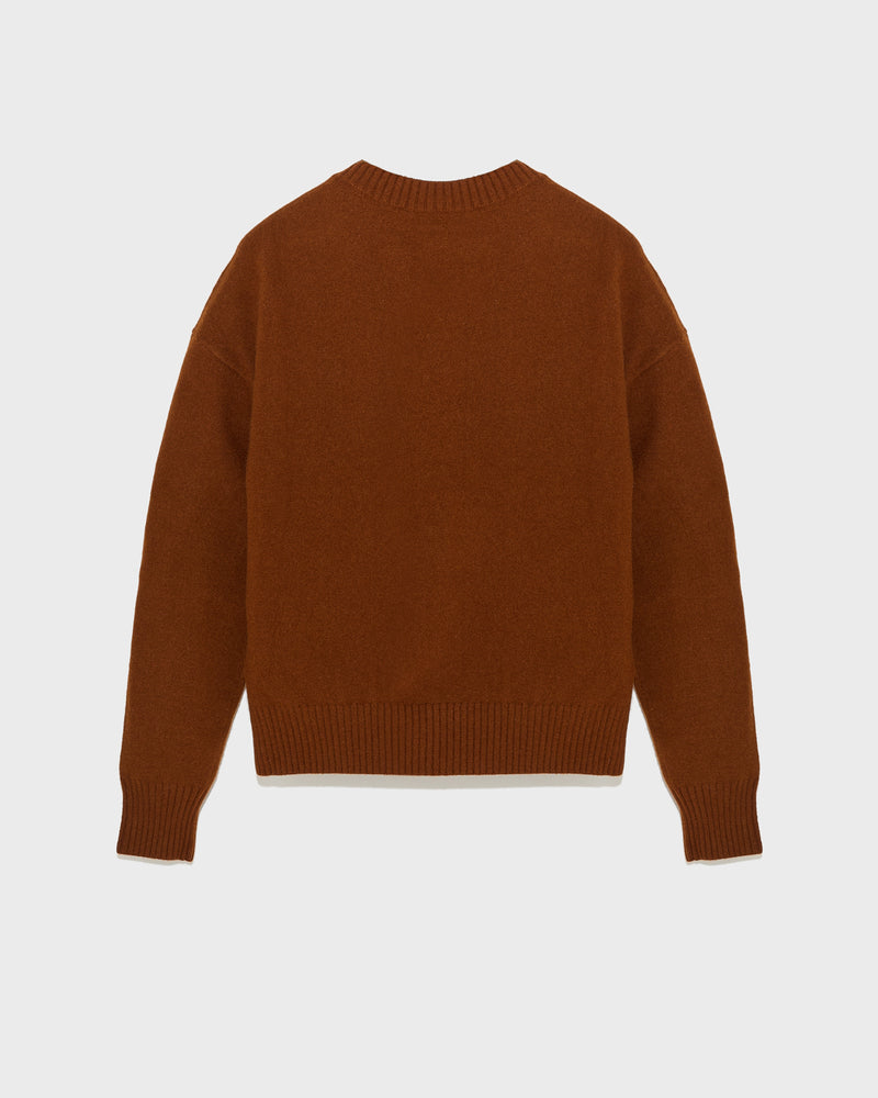 Merino knit jumper-Yves Salomon-Winter sale & boxing day