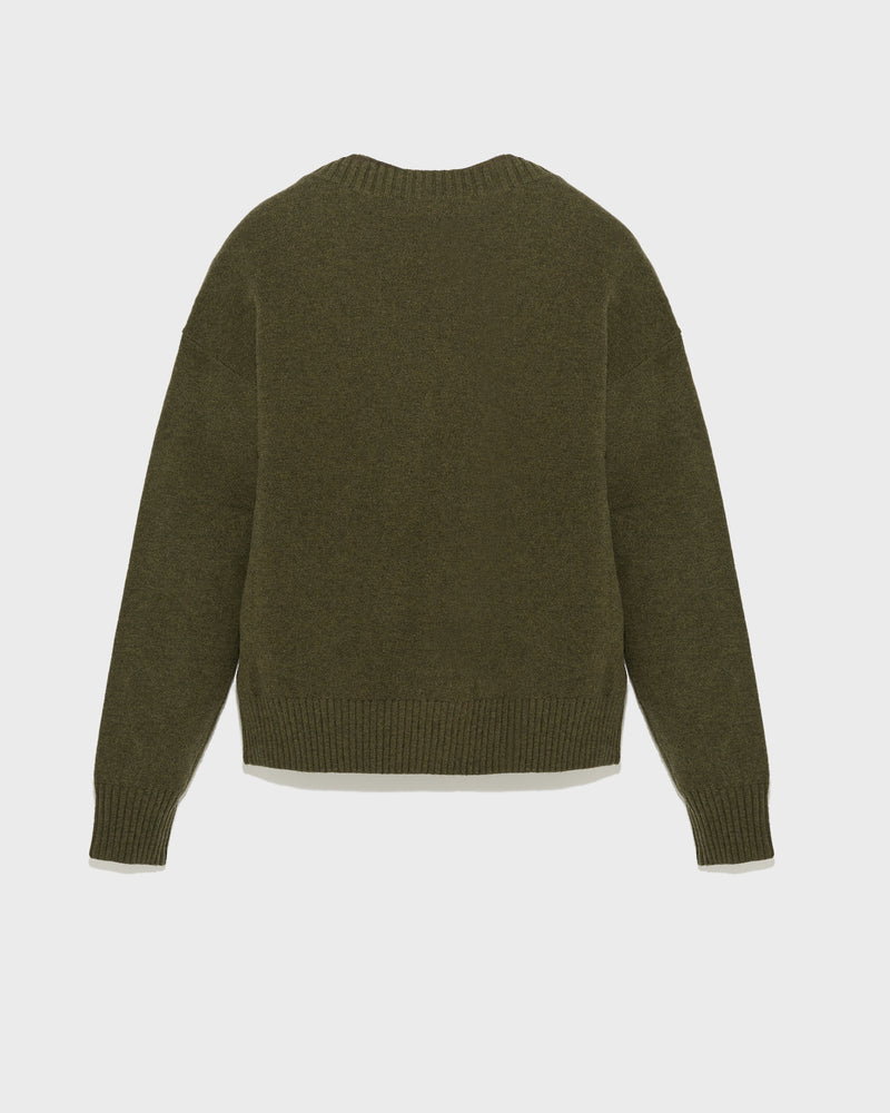 Merino knit jumper-Yves Salomon-Winter sale & boxing day