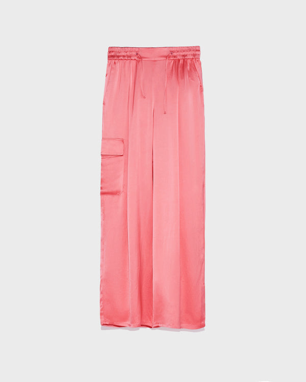 Satin trousers