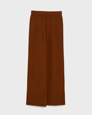 Merino knit wide leg trousers