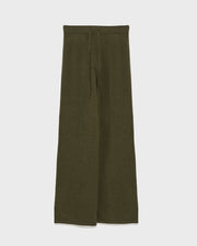 Merino knit wide leg trousers