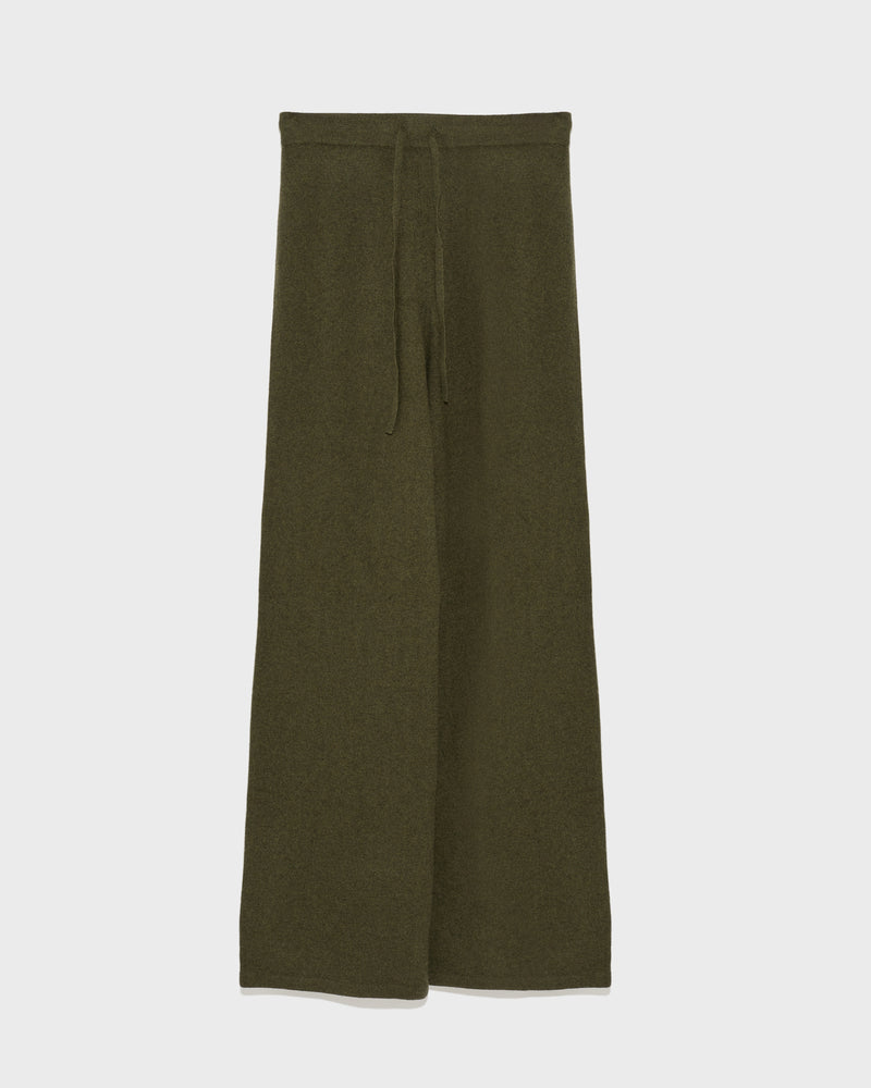 Merino knit wide leg trousers-Yves Salomon-Winter sale & boxing day