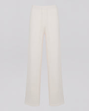 Merino knit wide leg trousers