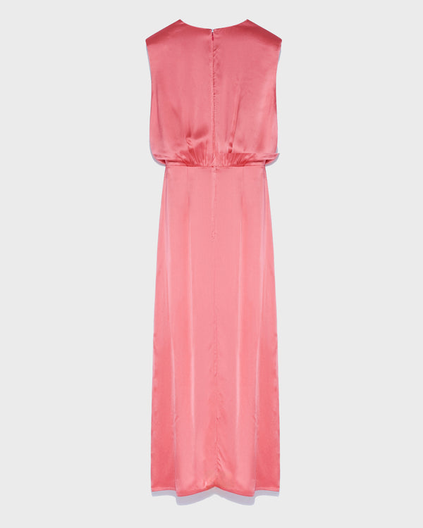 Satin maxi dress