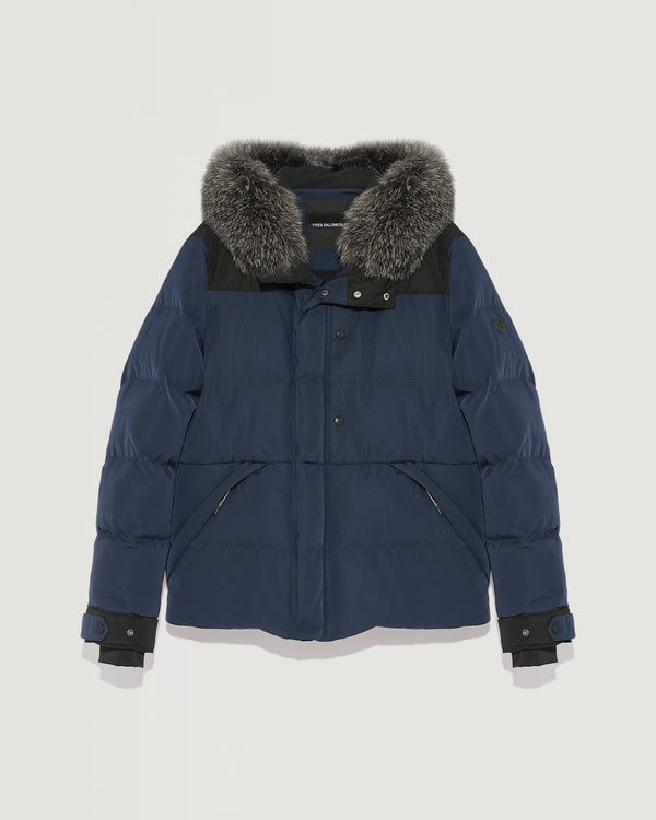 Ski Down Jacket With Fox Fur Trim - YS Mountain