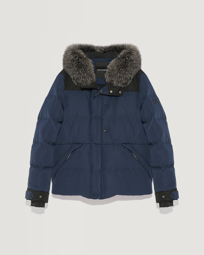 Ski Down Jacket With Fox Fur Trim - YS Mountain