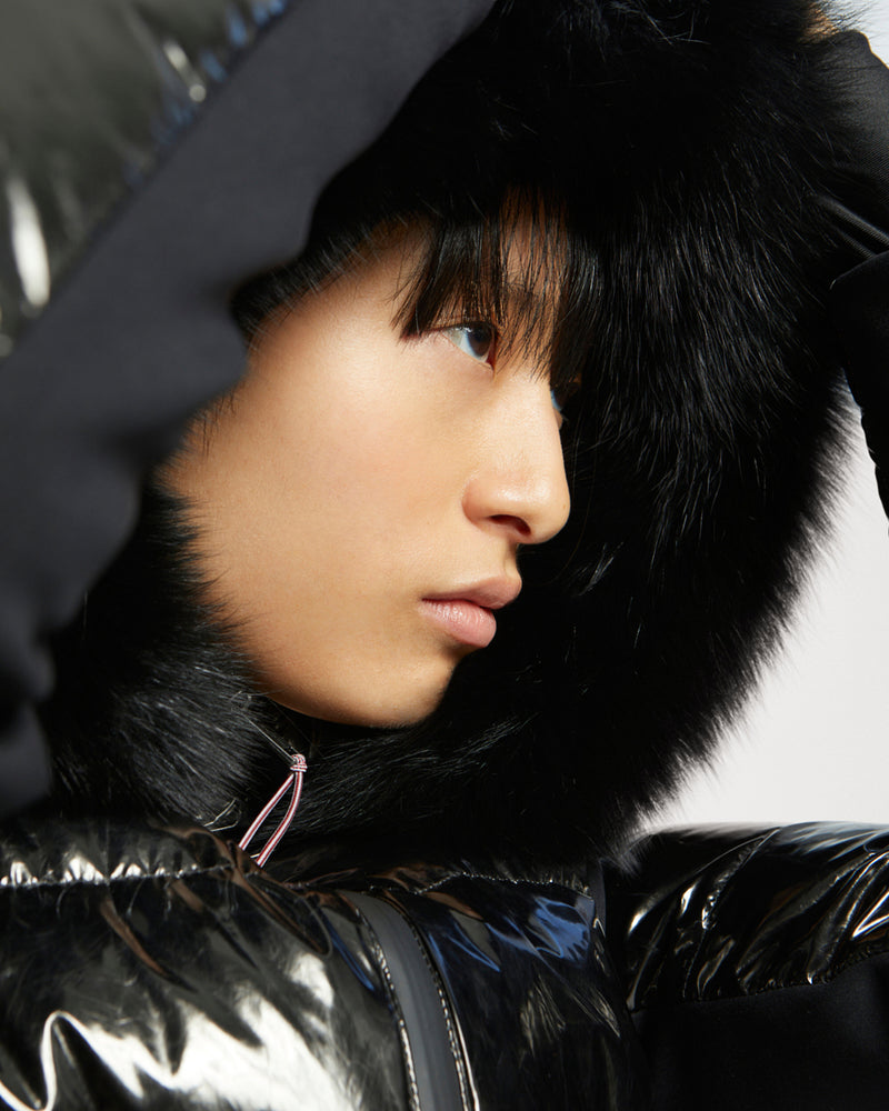 Ski jacket with fox fur hood - YS Mountain