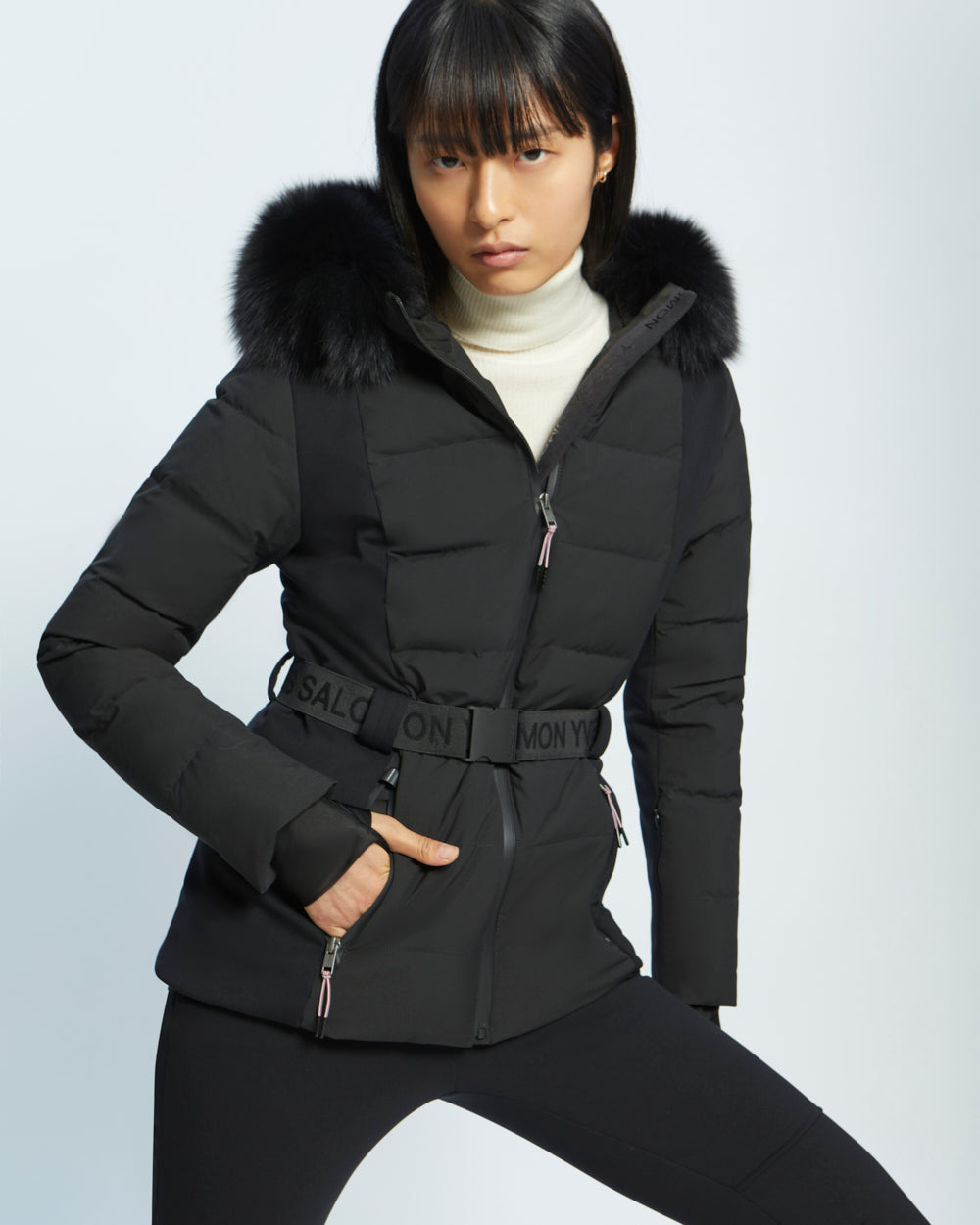 Womens ski jackets on sale with fur hood uk