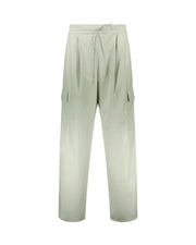 Cargo trousers in lamb leather