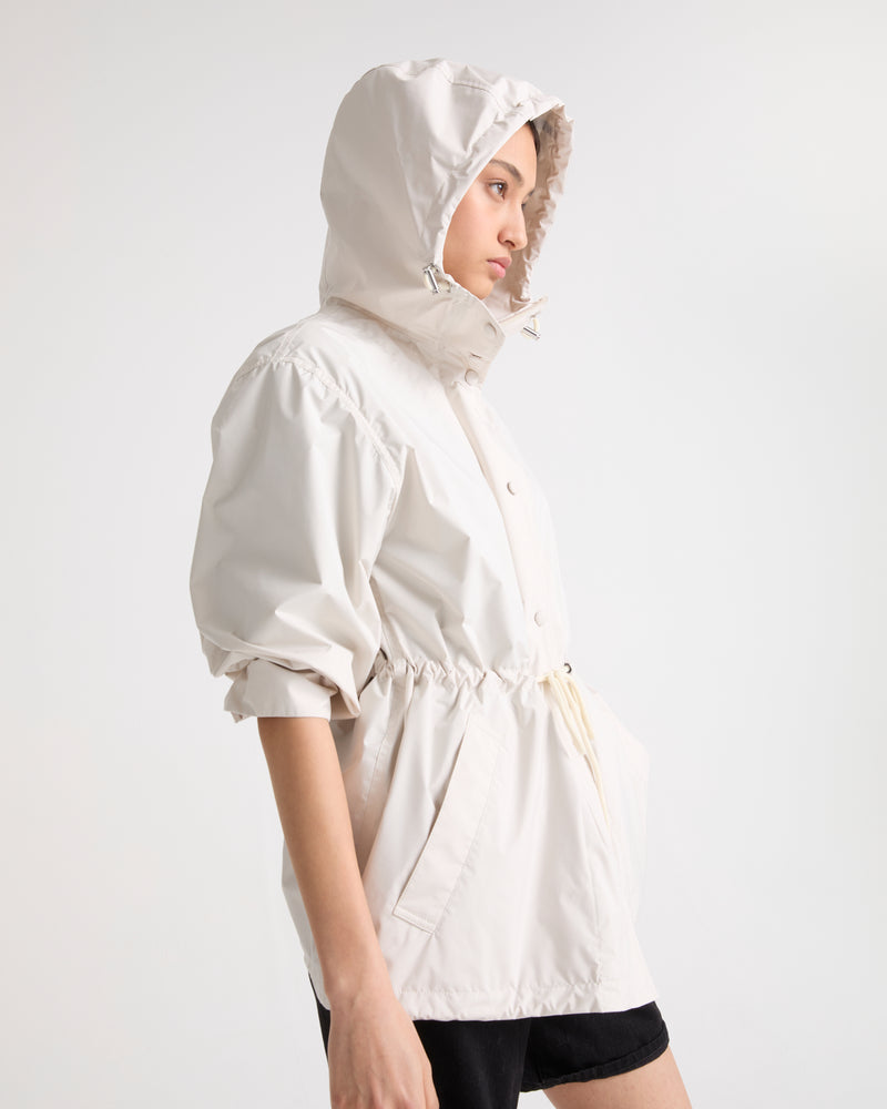 Technical fabric parka - white - Yves Salomon