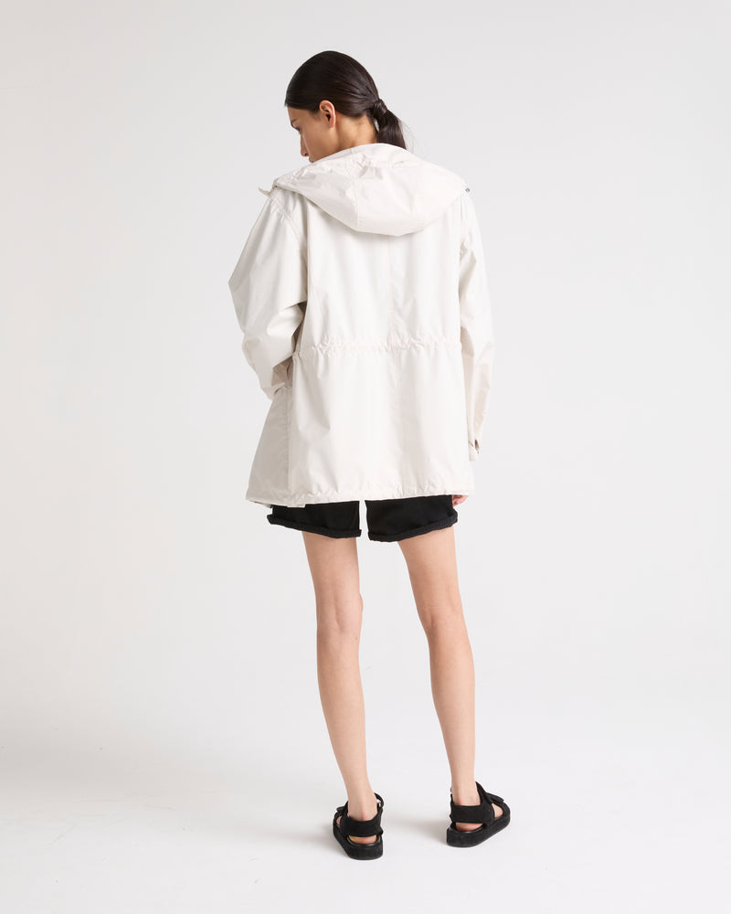 Technical fabric parka