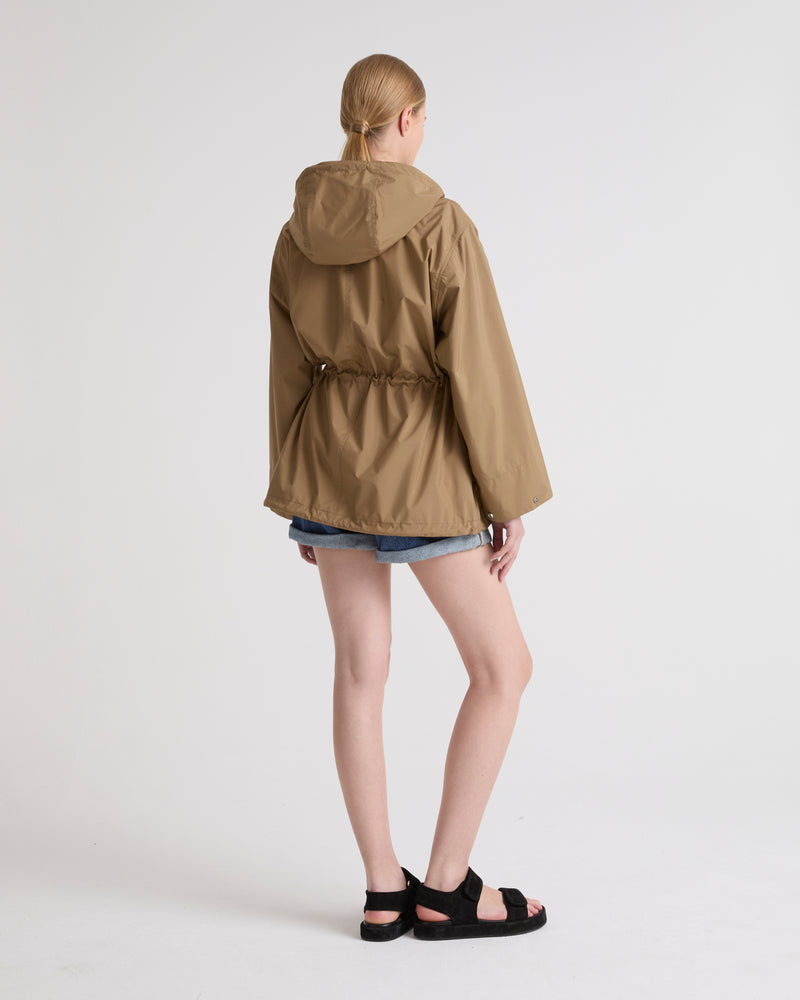 Technical fabric parka