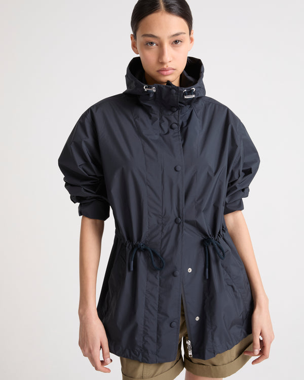 Technical fabric parka