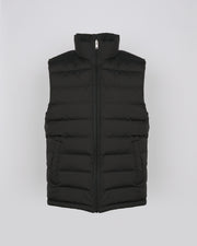 Down waistcoat in waterproof technical fabric