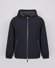 Waterproof wool-blend hoodie