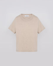 Wool-cashmere knit t-shirt