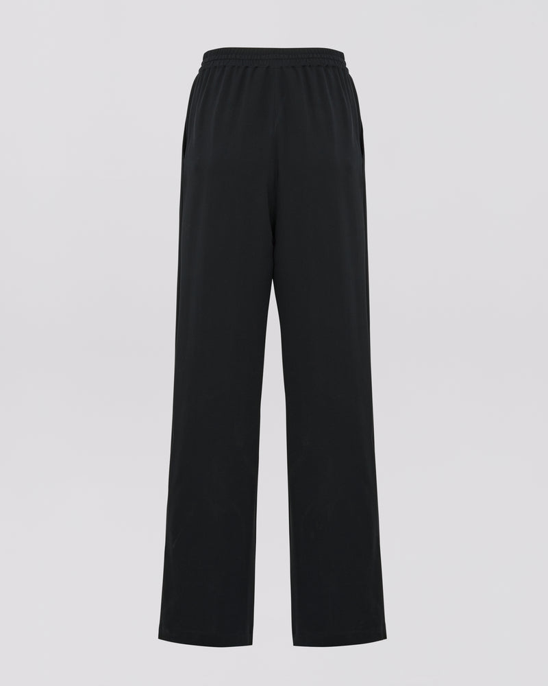 Silk crepe palazzo trousers