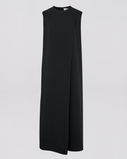 Maxi dress in silk crepe