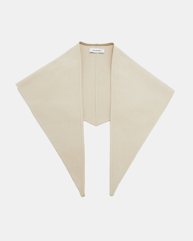 Cashmere wool scarf - beige - Yves Salomon