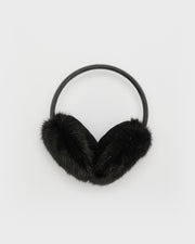 Mink fur earmuffs