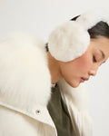 Rex rabbit fur earmuffs