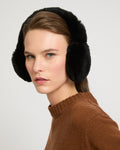 Rex rabbit fur earmuffs