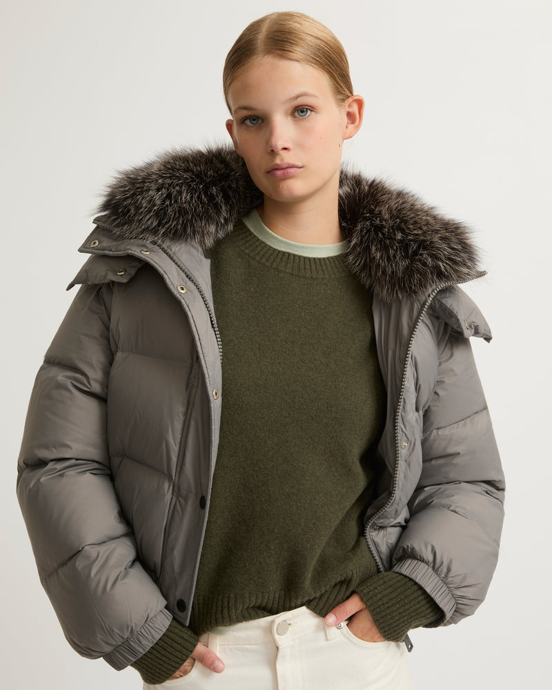 Short down puffer online