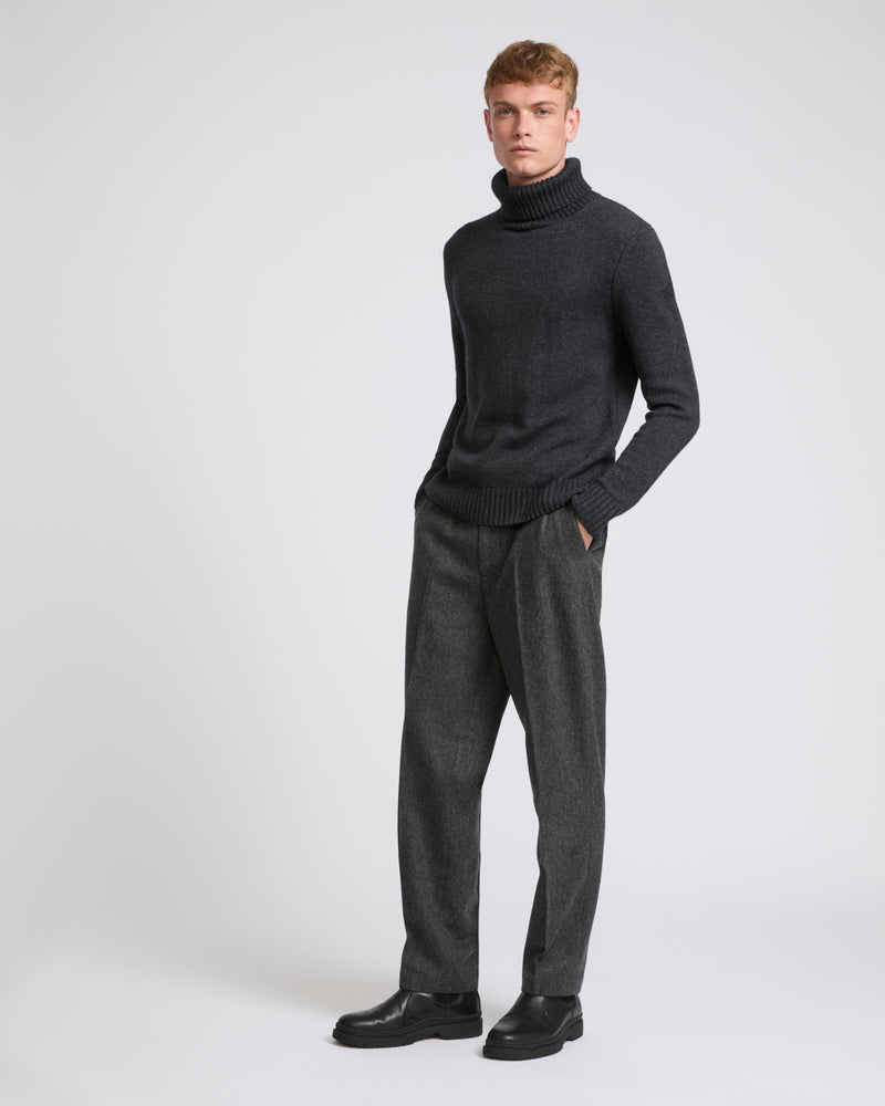 Wool chino trousers-Yves Salomon-Winter sale & boxing day