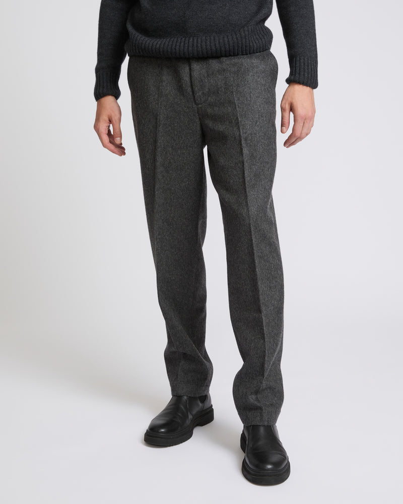 Wool chino trousers-Yves Salomon-Winter sale & boxing day