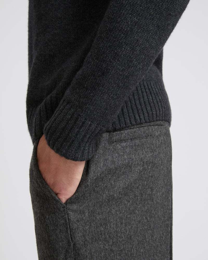 Wool chino trousers-Yves Salomon-Winter sale & boxing day