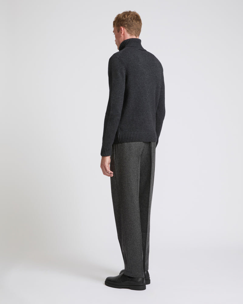 Wool chino trousers-Yves Salomon-Winter sale & boxing day