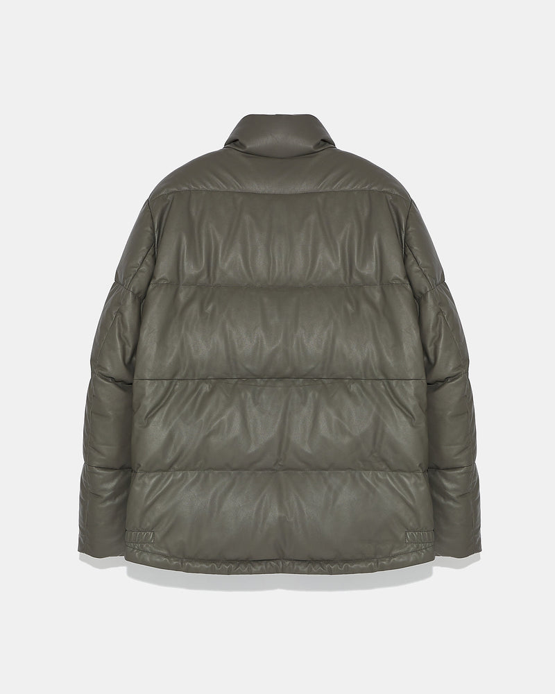 Leather down jacket-Yves Salomon-Winter sale & boxing day