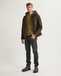 Silky shearling hoodie