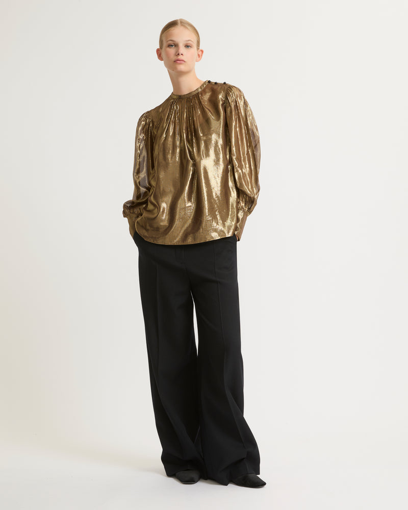 Lamé top - gold - Yves Salomon