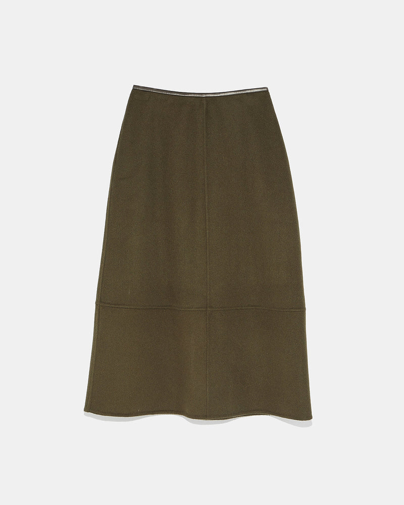 Double-sided cashmere blend skirt-Yves Salomon-Winter sale & boxing day