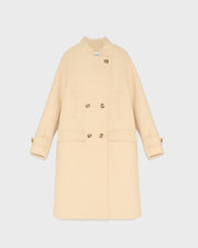 Long woollen pea coat