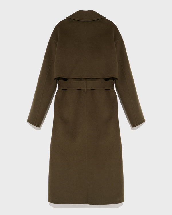 Long wool cashmere-blend trench coat-Yves Salomon-Winter sale & boxing day