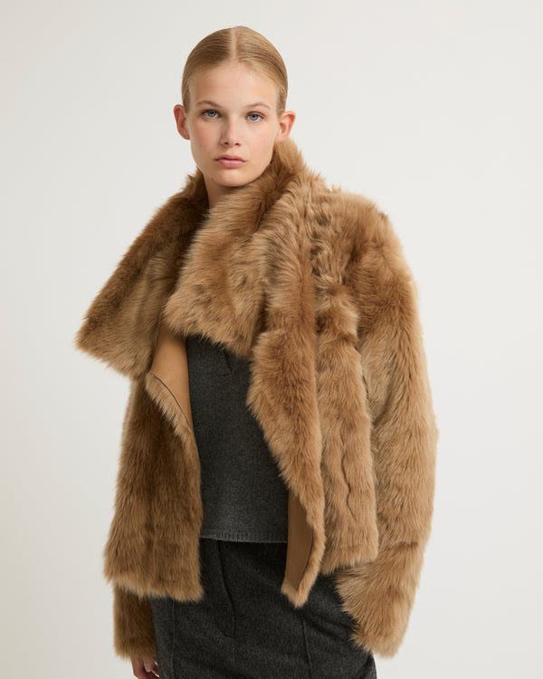 Sheep fur jacket online