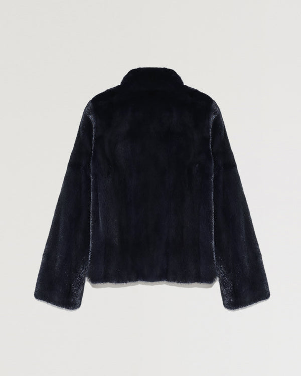 Short mink fur jacket